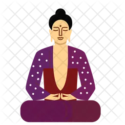 Lady yoga  Icon