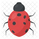 Bird Red Insects Icon