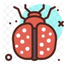 Ladybug Insect Fly Icon