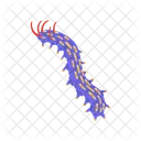 Lagarta Inseto Vetor Ícone