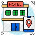Hotelstandort Hotel GPS Hotelkarte Symbol