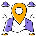Lageplan Lage Richtung Symbol