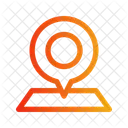 Lageplan Navigation Richtung Symbol