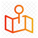 Lageplan Navigation Richtung Symbol