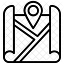 Lageplan Standortzeiger GPS Symbol