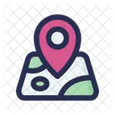 Lageplan Standortzeiger Karte Symbol