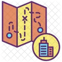 Mtarvel Kartenplanzeiger Standortplanungskarte Reiseplankarte Symbol