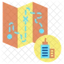 Mtarvel Kartenplanzeiger Standortplanungskarte Reiseplankarte Symbol