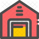 Lager Haus Lagerung Symbol