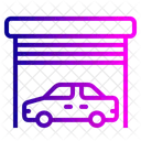 Lager Parkplatz Auto Symbol
