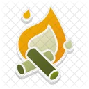 Lagerfeuer Feuer Camping Icon