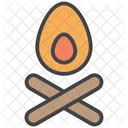 Lagerfeuer  Symbol