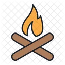 Lagerfeuer Feuer Feuerflamme Symbol