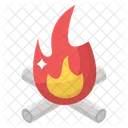 Brennholz Lagerfeuer Lagerfeuer Symbol