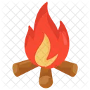 Lagerfeuer Lagerfeuer Verbrennung Symbol