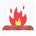 Feuerstelle Camping Lagerfeuer Symbol