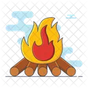 Lagerfeuer Feuer Licht Icon