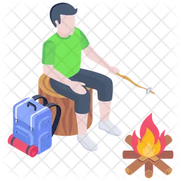 Lagerfeuerparty  Symbol