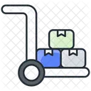 Lagerwagen Logistikwagen Frachtwagen Symbol