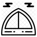 Lagerzelt  Symbol