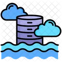 Lago De Datos No Estructurado Repositorio Icono