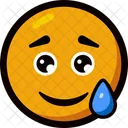 Triste Lagrimas Emoji Ícone