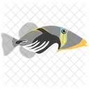 Lagunen Druckerfisch Meerestier Tier Symbol