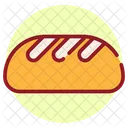 Baguette Fruhstuck Toast Symbol