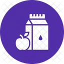 Lait Pomme Nutrition Icon