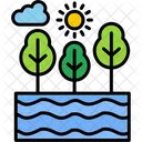 Lake Forestry Forrest Icon