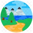 Lake Scenery  Icon
