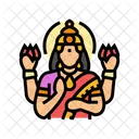 Lakshmi God Indian Icon