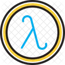Lambda Mathematics Physics Icon