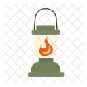 Lamp Camp Camping Icon