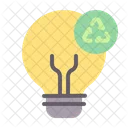 Lamp Lighting Recycle Icon