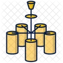 Lamp Chandelier Home Icon