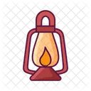 Lamp Fire Halloween Icon