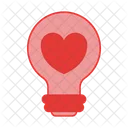 Lamp Valentine Love Icon