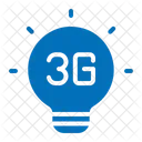 3 G Lamp Light Bulb Icon