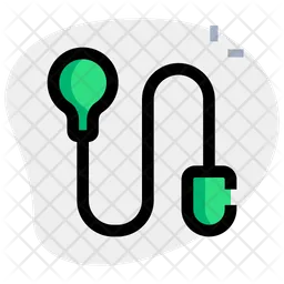 Lamp And Cable  Icon