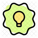 Lamp And Flower Idea Idea Sticker Icon