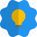 Lamp And Flower Idea Idea Sticker Icon