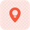 Lamp And Location Location Idea Location Icon