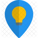 Lamp And Location Location Idea Location Icon