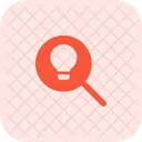 Lamp And Search Search Idea Search Icon