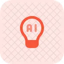 Lamp Artificial Intelligence Icon