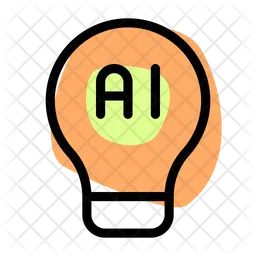 Lamp Artificial Intelligence  Icon