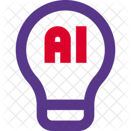 Lamp Artificial Intelligence  Icon