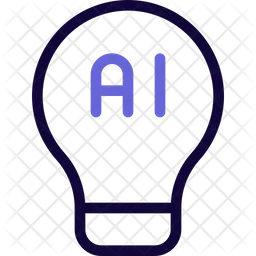 Lamp Artificial Intelligence  Icon