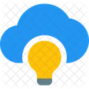 Lamp Cloud Cloud Idea Online Idea Icon